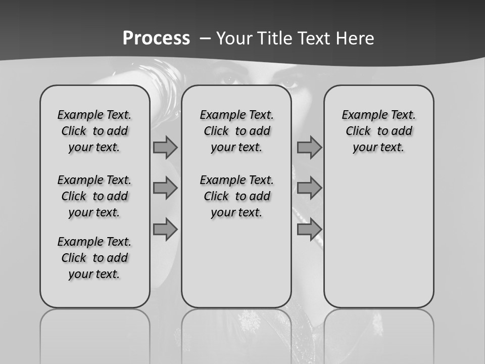 Face Portrait One Person PowerPoint Template