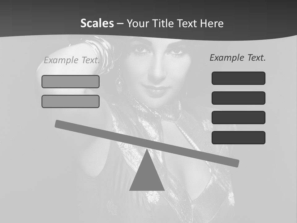 Face Portrait One Person PowerPoint Template