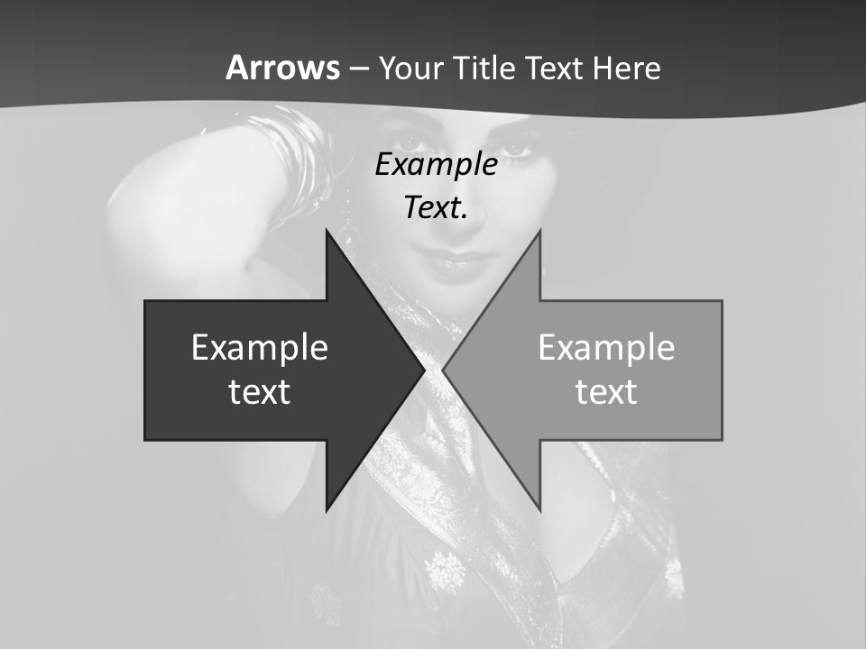 Face Portrait One Person PowerPoint Template