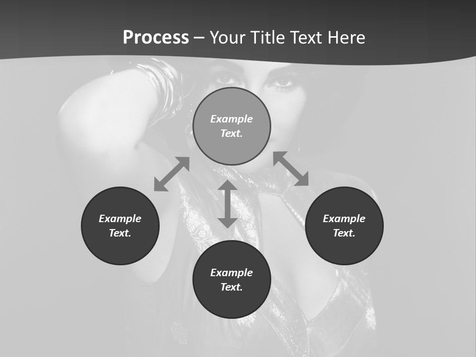 Face Portrait One Person PowerPoint Template