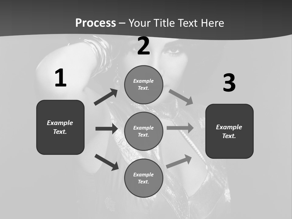 Face Portrait One Person PowerPoint Template