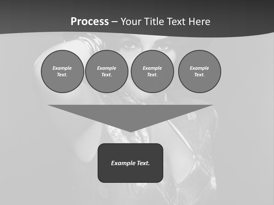 Face Portrait One Person PowerPoint Template