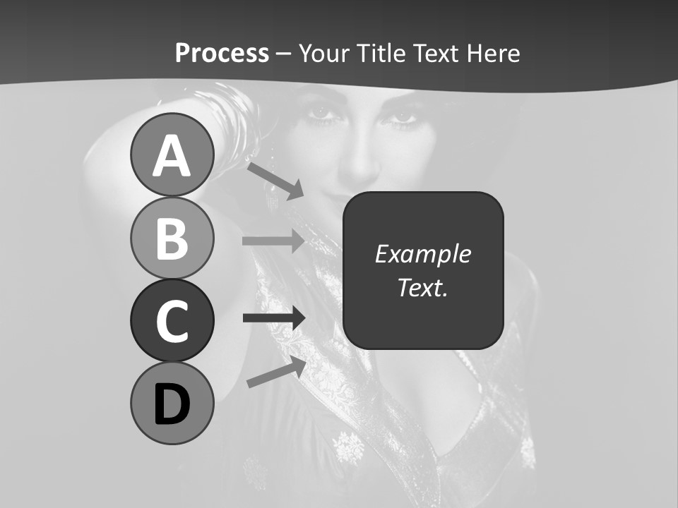 Face Portrait One Person PowerPoint Template