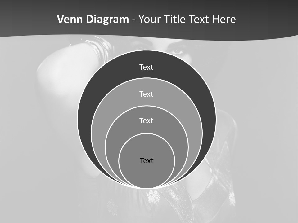 Face Portrait One Person PowerPoint Template