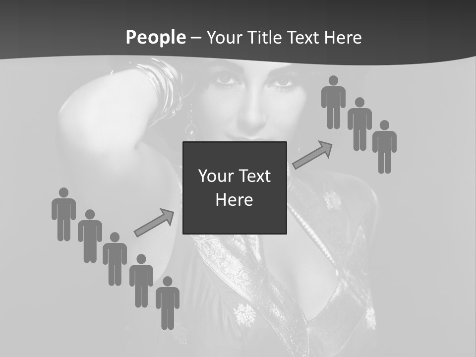 Face Portrait One Person PowerPoint Template