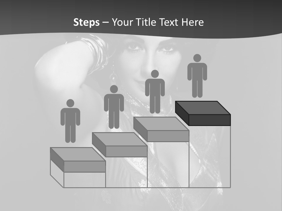 Face Portrait One Person PowerPoint Template