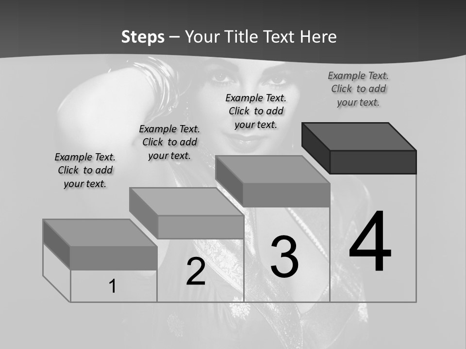 Face Portrait One Person PowerPoint Template