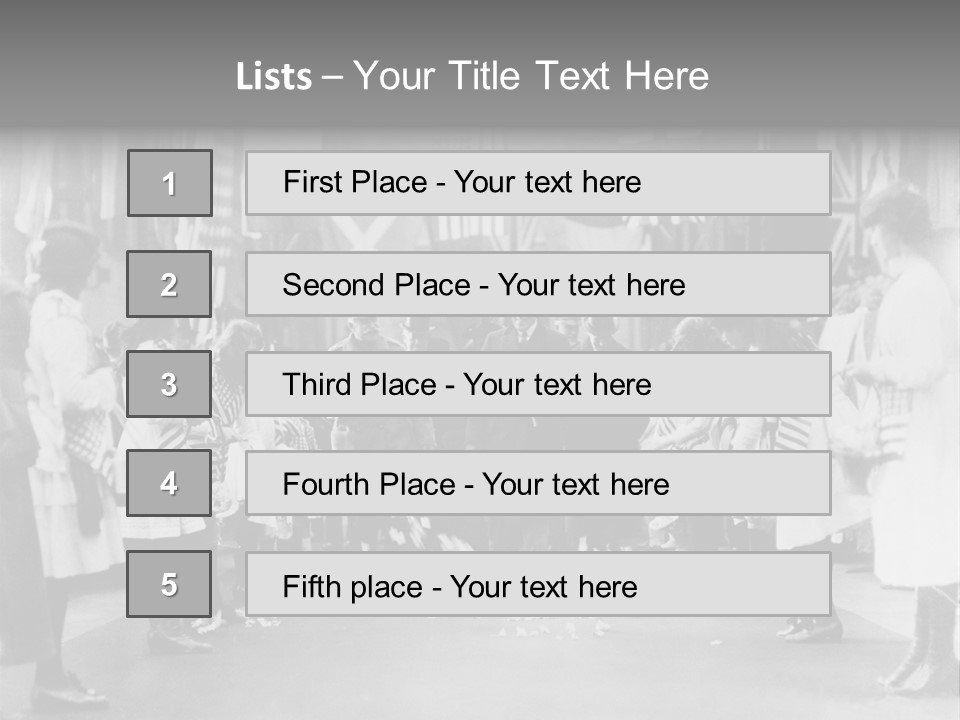 Farmers Skirts Champion PowerPoint Template