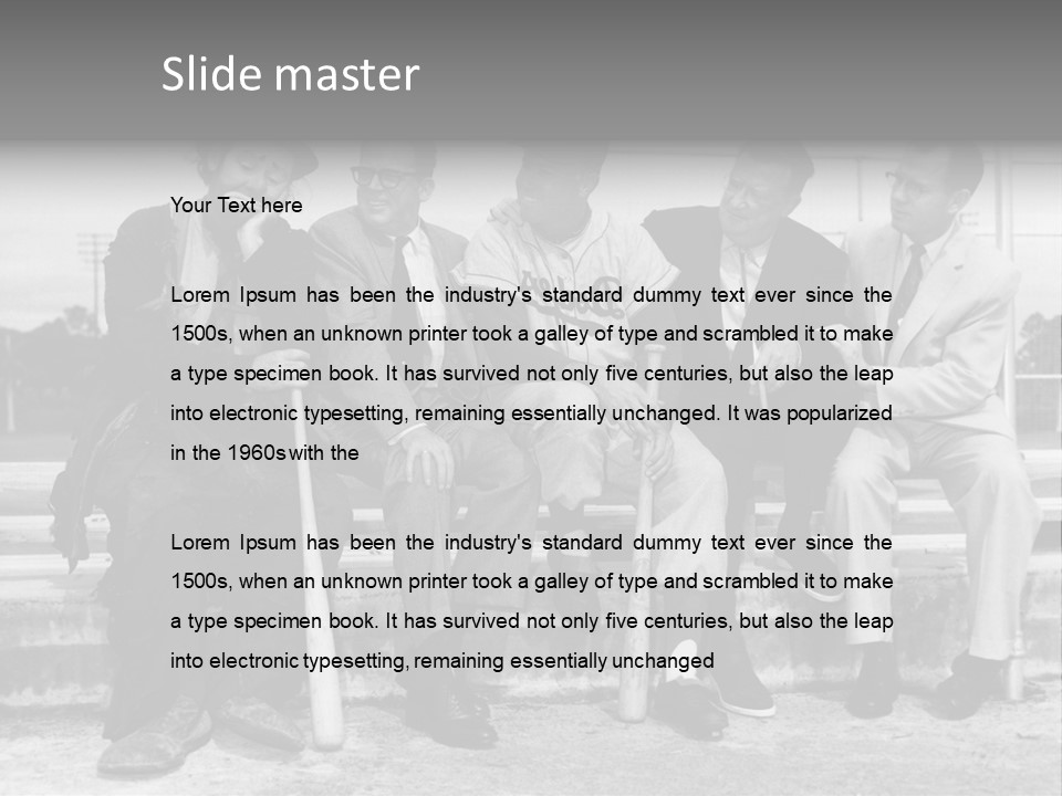 Pride Males Germans PowerPoint Template