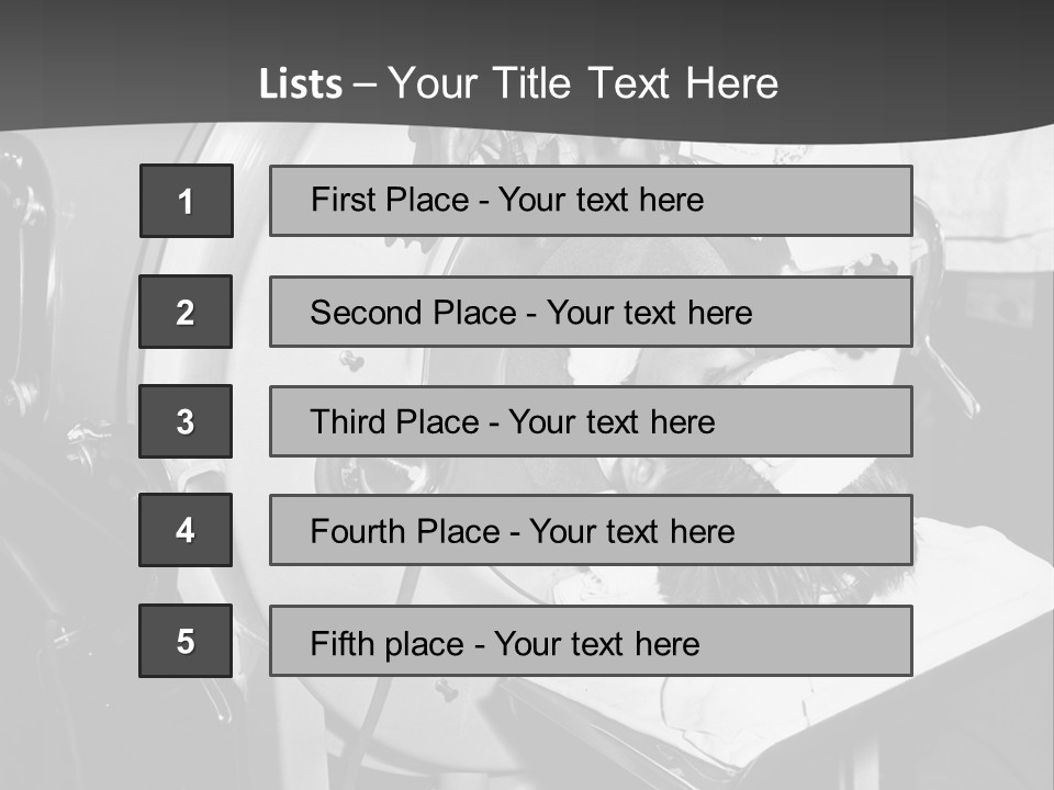 Brecht Josef Western Europeans Progress PowerPoint Template