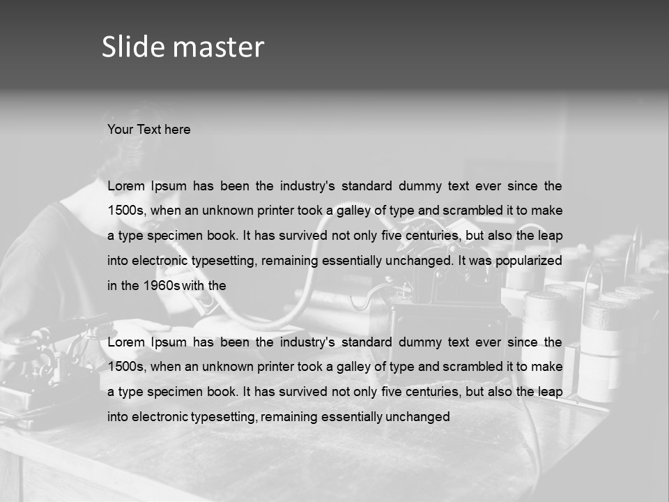 Ancient Method Of Communication PowerPoint Template