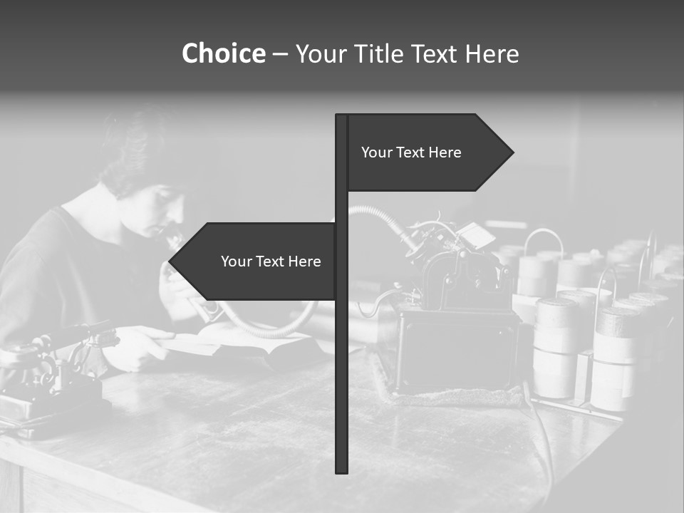 Ancient Method Of Communication PowerPoint Template
