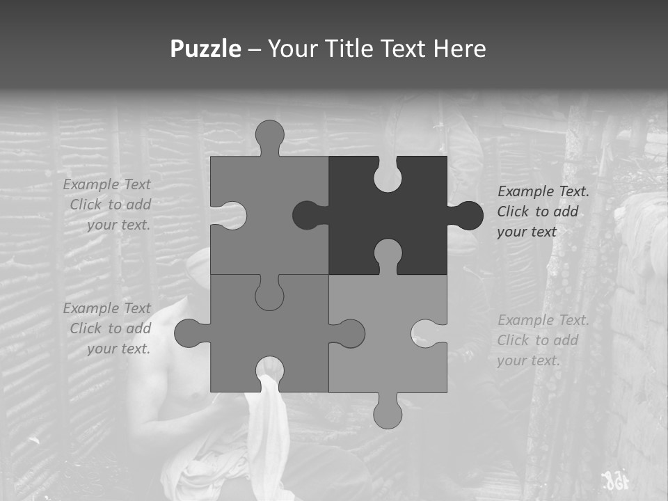 The Soldiers At The Barricades PowerPoint Template