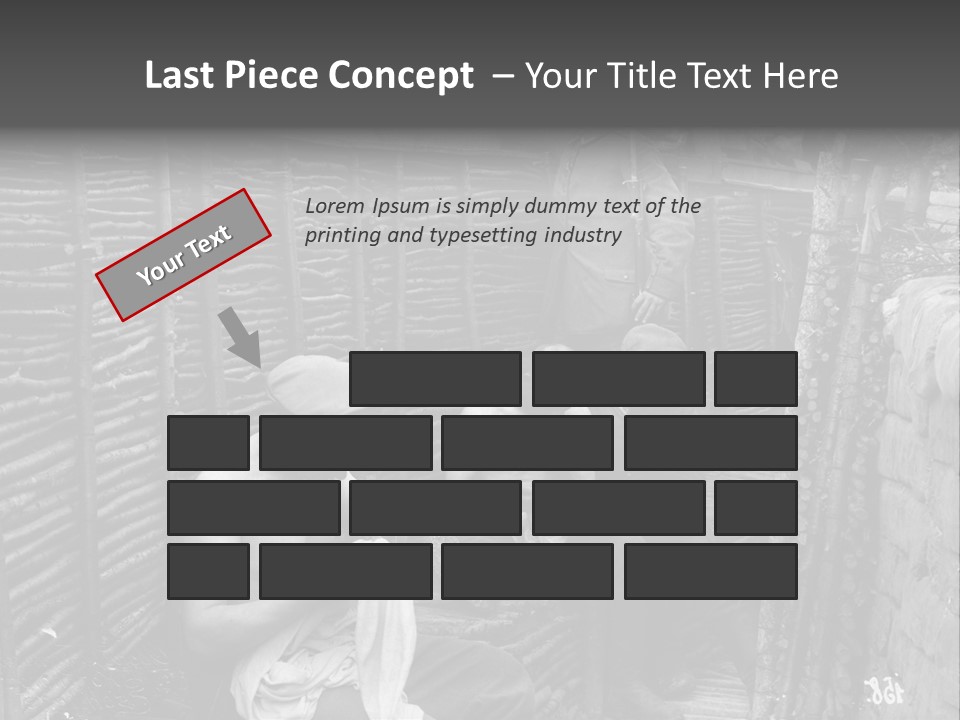 The Soldiers At The Barricades PowerPoint Template