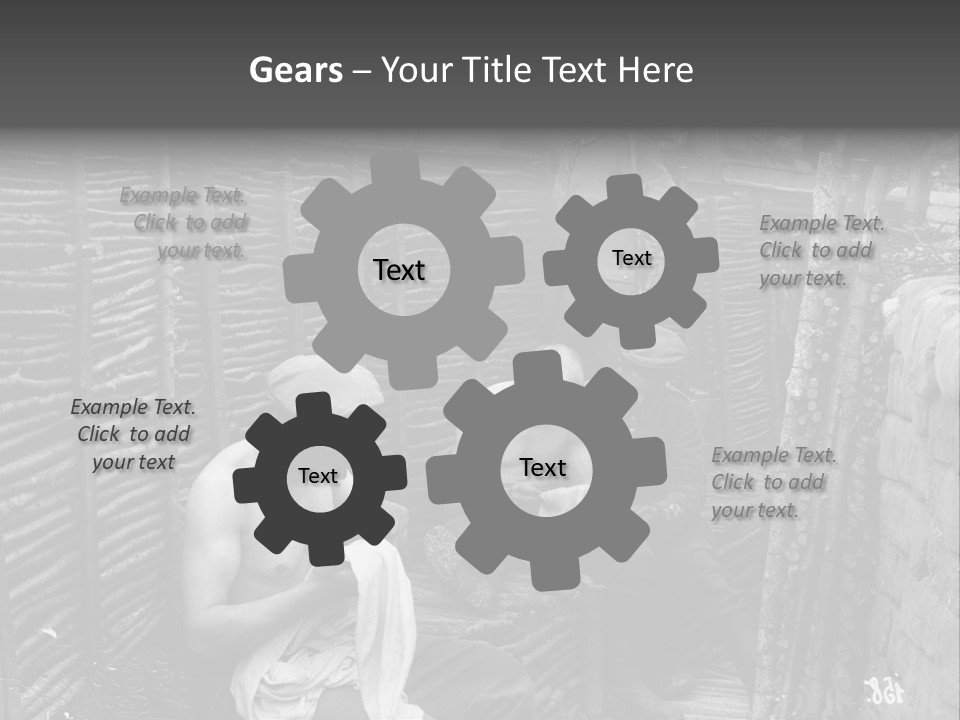 The Soldiers At The Barricades PowerPoint Template