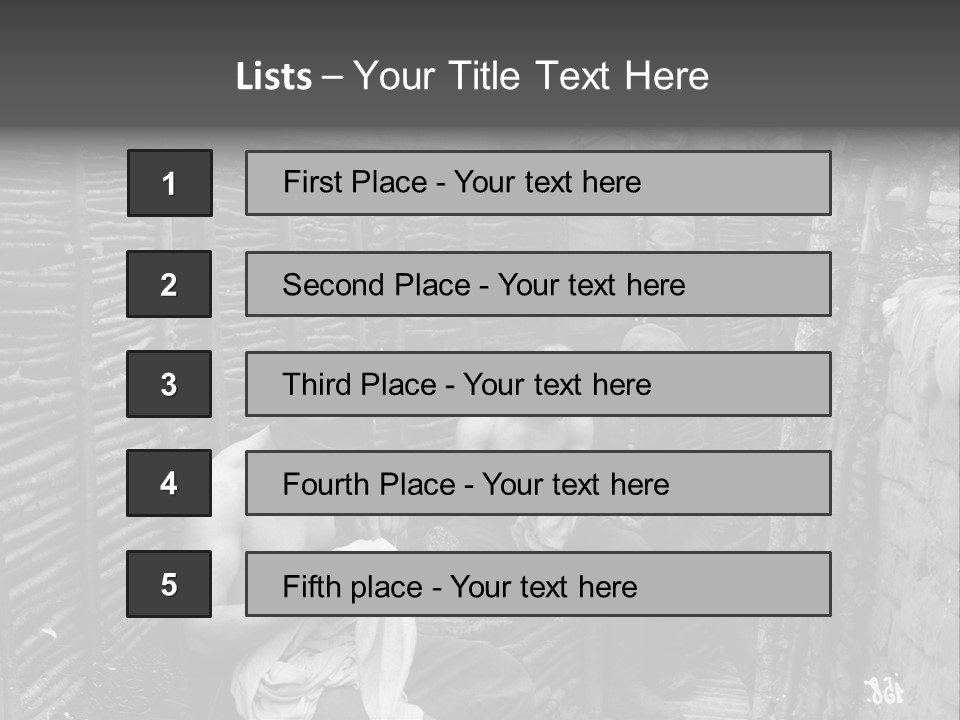 The Soldiers At The Barricades PowerPoint Template
