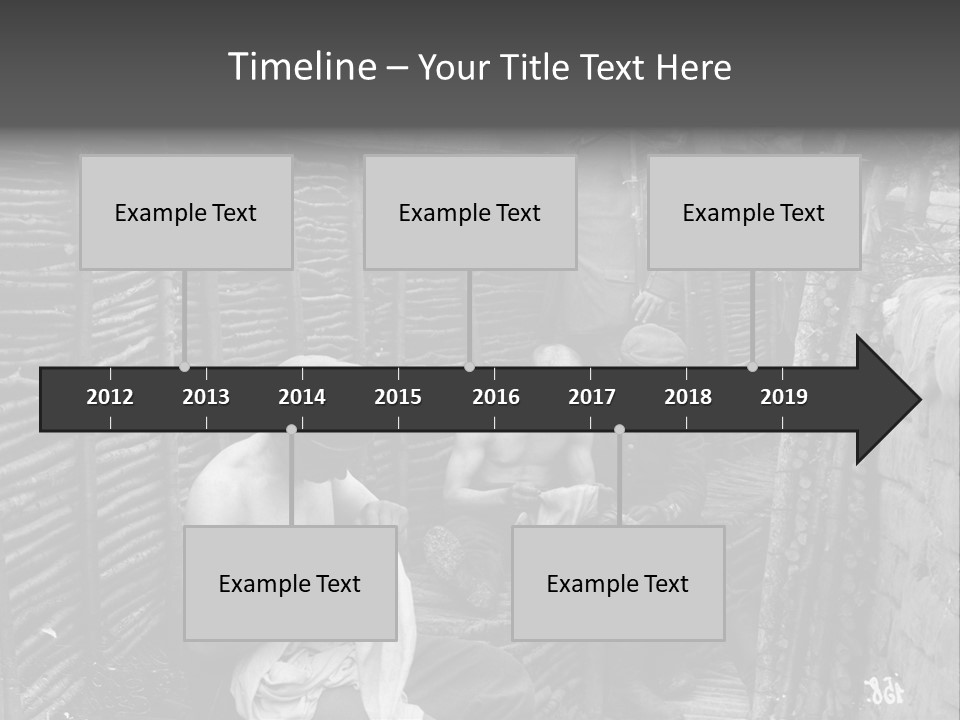 The Soldiers At The Barricades PowerPoint Template