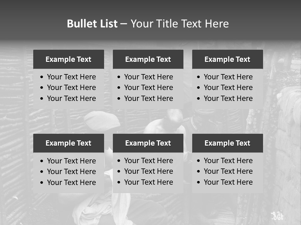 The Soldiers At The Barricades PowerPoint Template