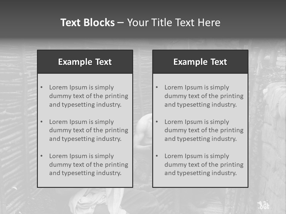 The Soldiers At The Barricades PowerPoint Template