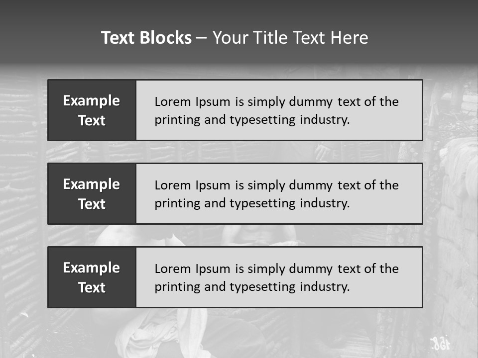 The Soldiers At The Barricades PowerPoint Template