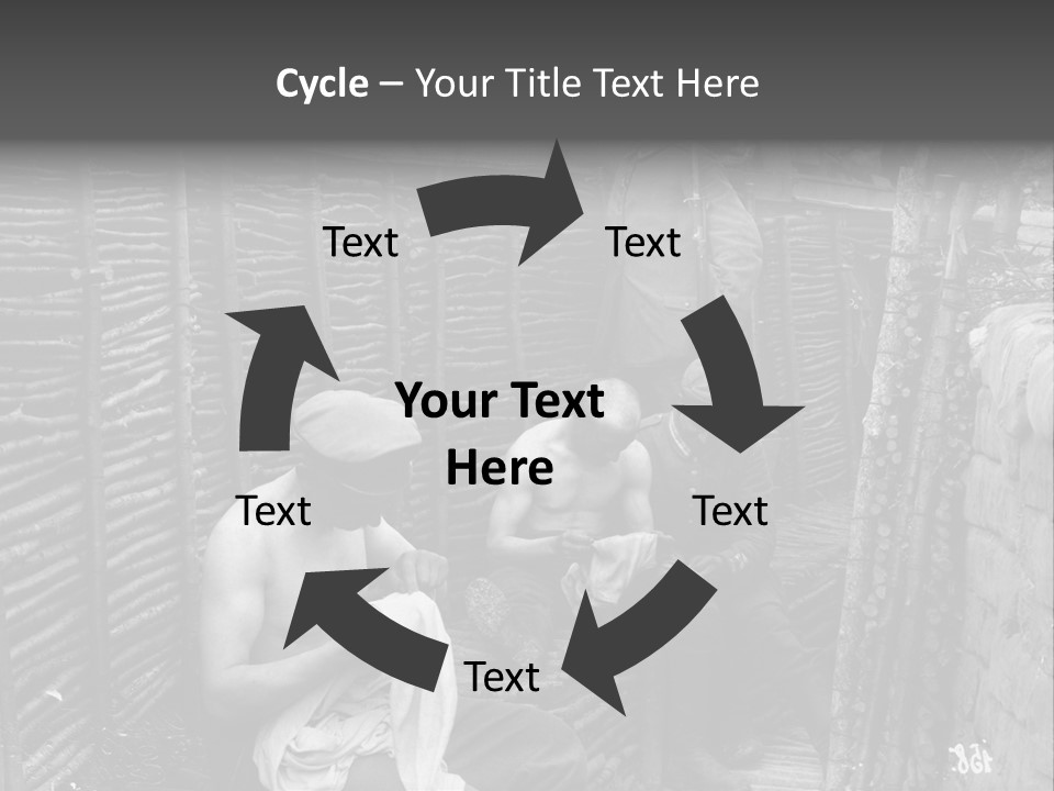 The Soldiers At The Barricades PowerPoint Template