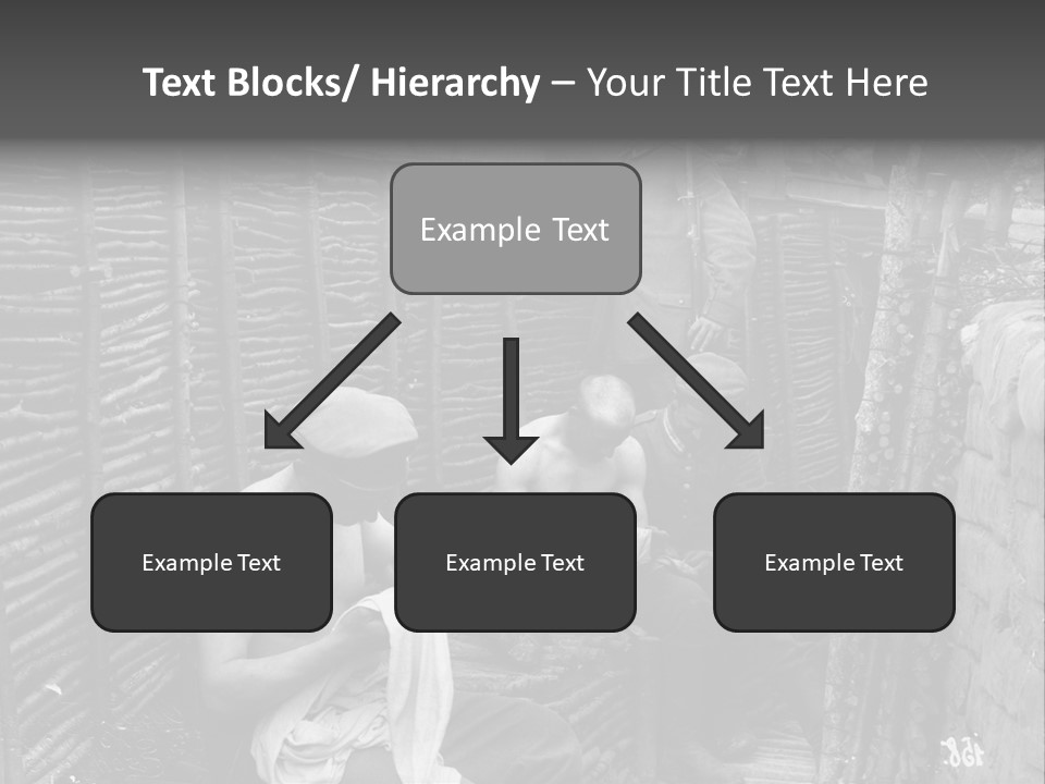 The Soldiers At The Barricades PowerPoint Template
