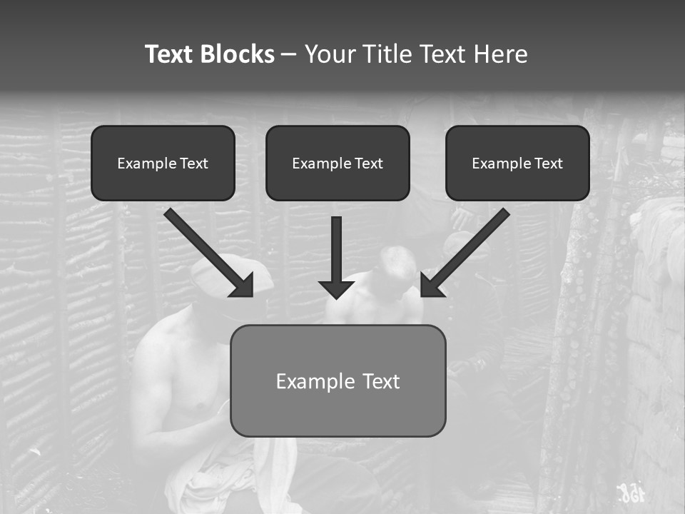 The Soldiers At The Barricades PowerPoint Template