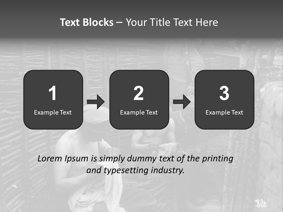 The Soldiers At The Barricades PowerPoint Template