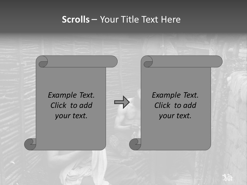 The Soldiers At The Barricades PowerPoint Template
