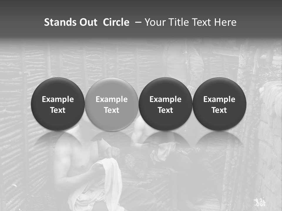 The Soldiers At The Barricades PowerPoint Template