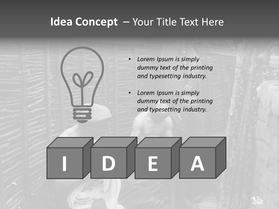 The Soldiers At The Barricades PowerPoint Template