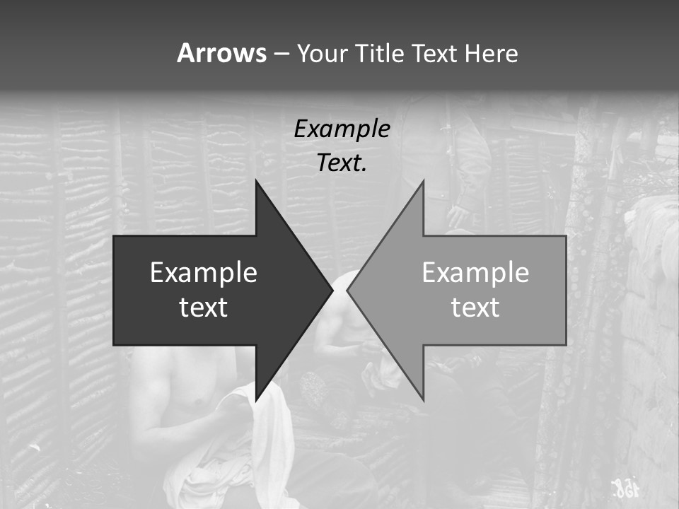 The Soldiers At The Barricades PowerPoint Template