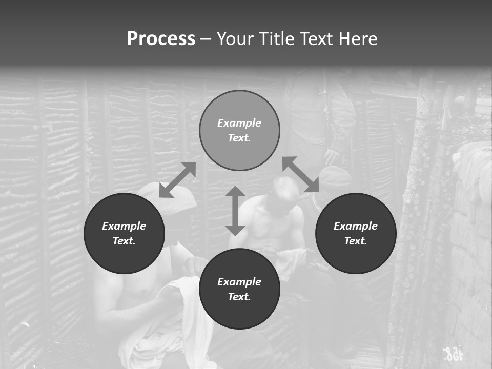 The Soldiers At The Barricades PowerPoint Template