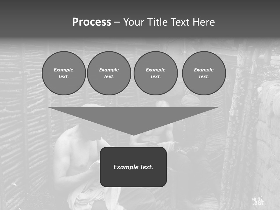 The Soldiers At The Barricades PowerPoint Template
