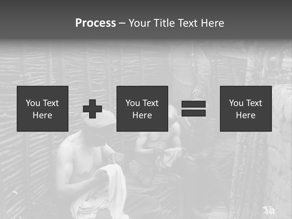 The Soldiers At The Barricades PowerPoint Template