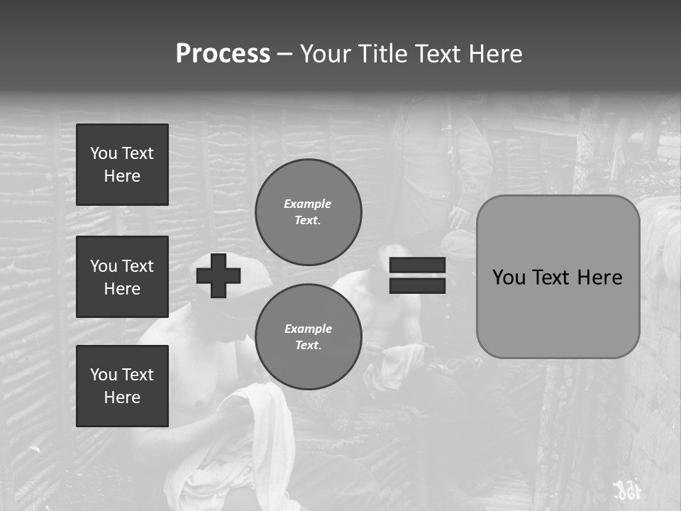 The Soldiers At The Barricades PowerPoint Template