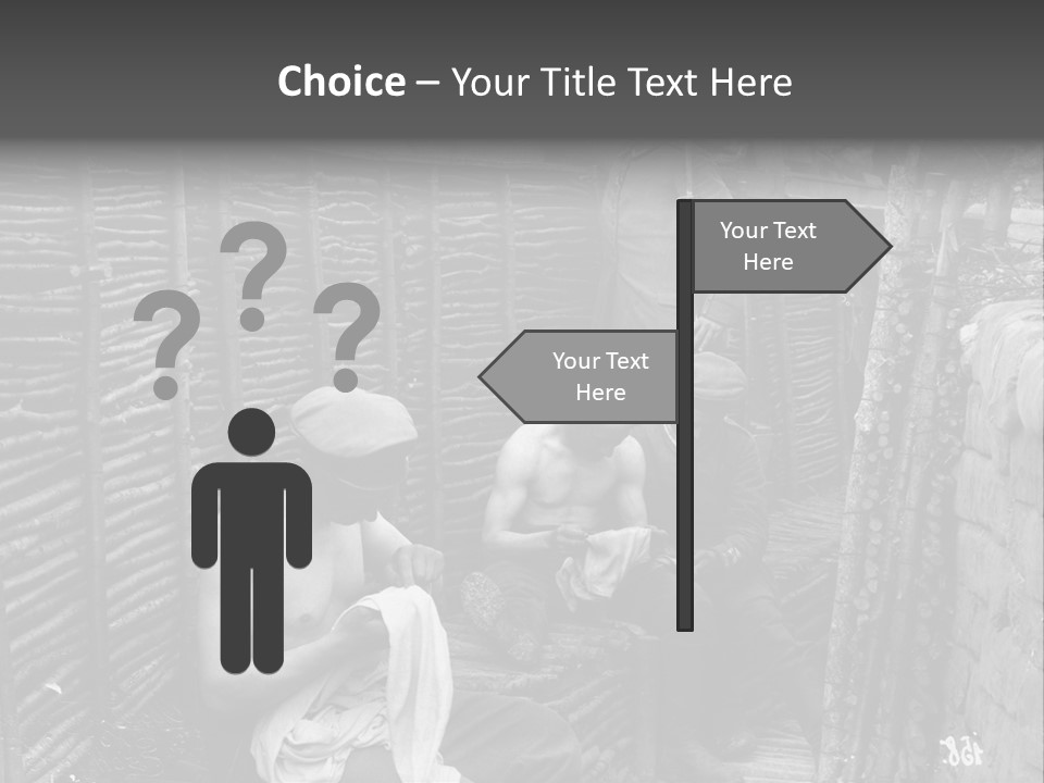 The Soldiers At The Barricades PowerPoint Template