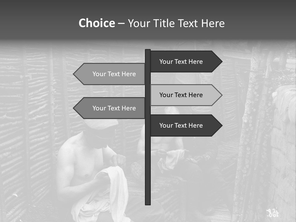 The Soldiers At The Barricades PowerPoint Template