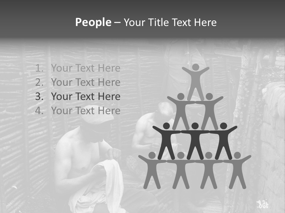 The Soldiers At The Barricades PowerPoint Template