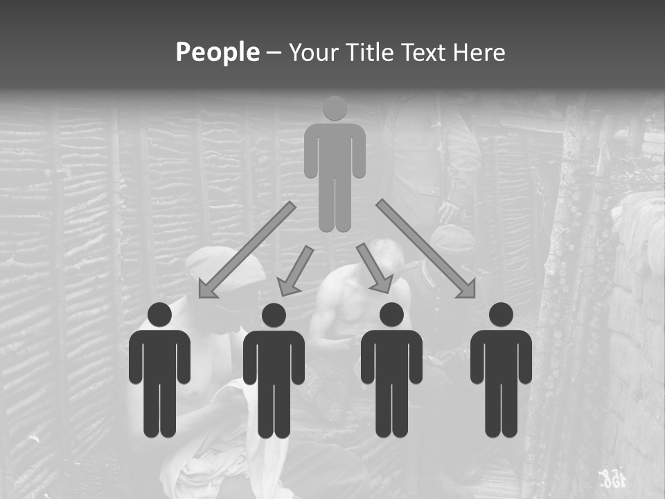 The Soldiers At The Barricades PowerPoint Template