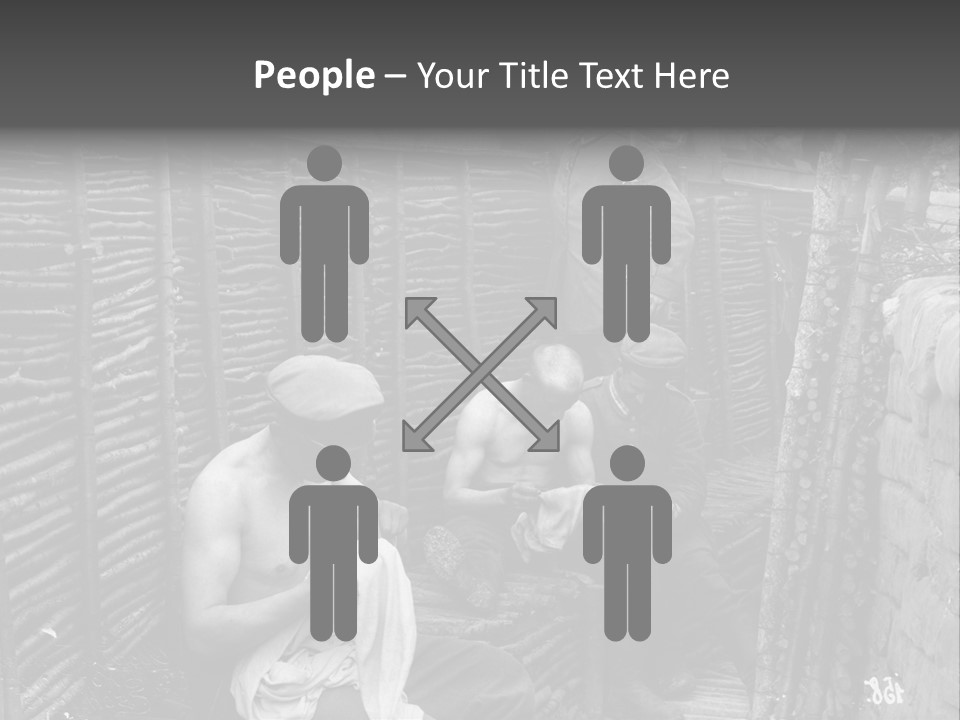 The Soldiers At The Barricades PowerPoint Template