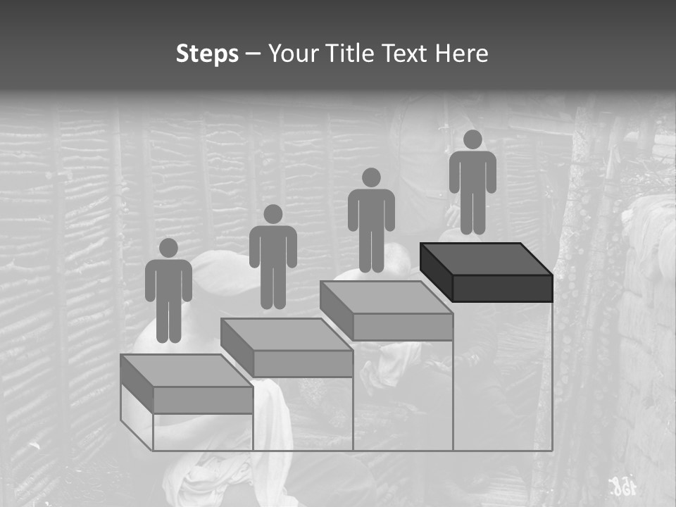 The Soldiers At The Barricades PowerPoint Template