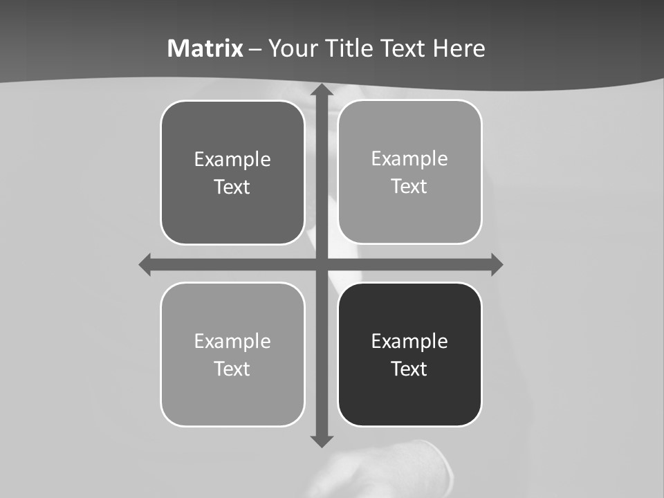 Mysterious Man With Piercing Eyes PowerPoint Template