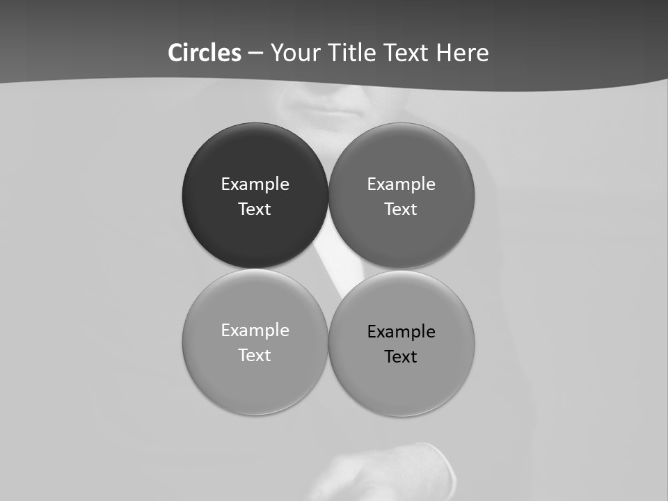 Mysterious Man With Piercing Eyes PowerPoint Template