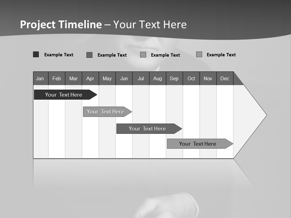 Mysterious Man With Piercing Eyes PowerPoint Template
