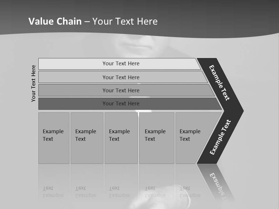 Mysterious Man With Piercing Eyes PowerPoint Template
