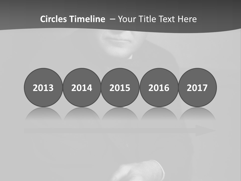 Mysterious Man With Piercing Eyes PowerPoint Template