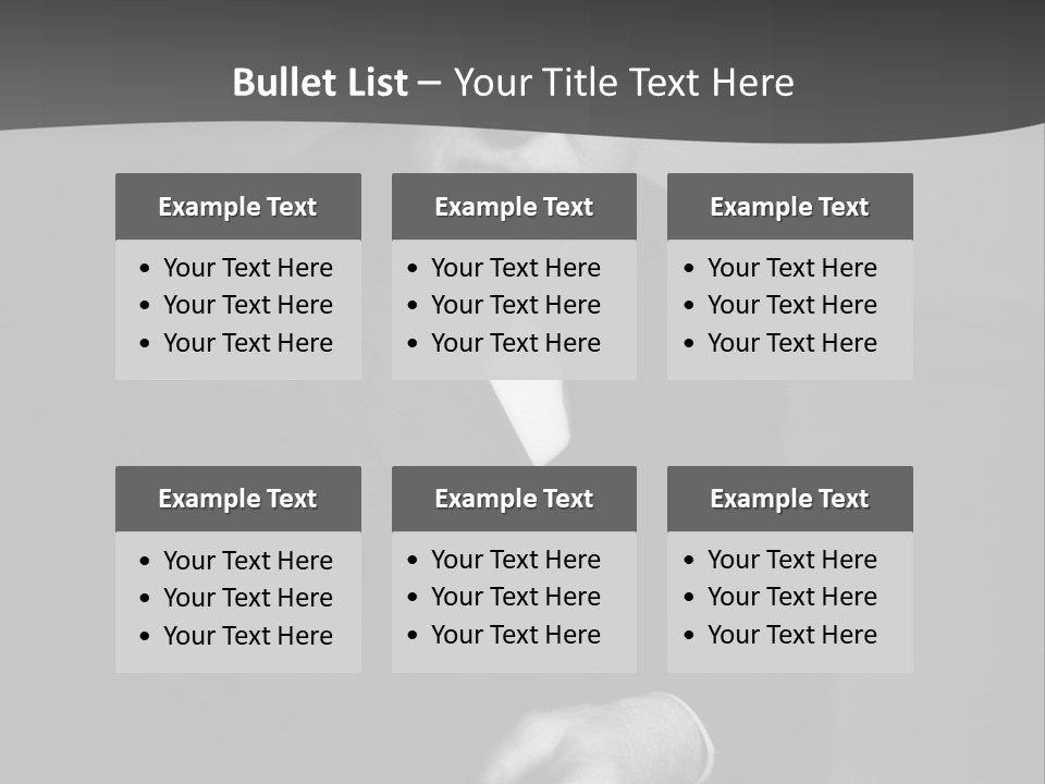 Mysterious Man With Piercing Eyes PowerPoint Template