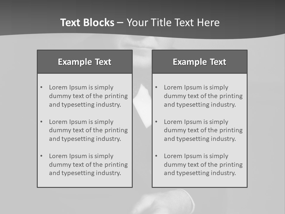 Mysterious Man With Piercing Eyes PowerPoint Template