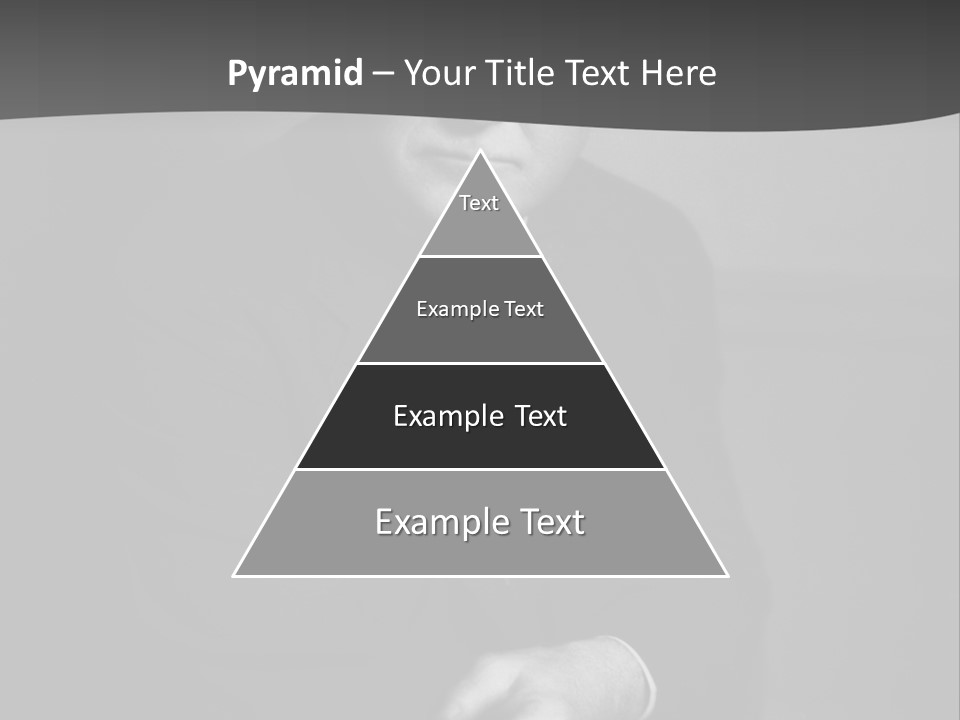 Mysterious Man With Piercing Eyes PowerPoint Template